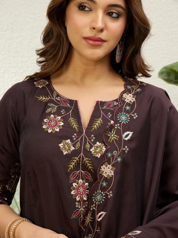 VP 9713 C Women Anarkali Kurta with Pant & Dupatta Suits, Festive Ethnic Set